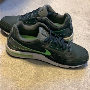 Nike AirMax Grey and Green